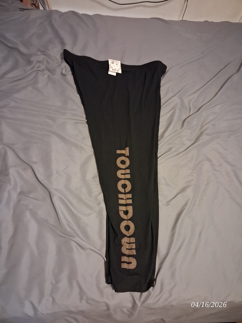 Black Leggings with TOUCHDOWN Logo